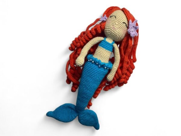 Sirena de pelo rojo